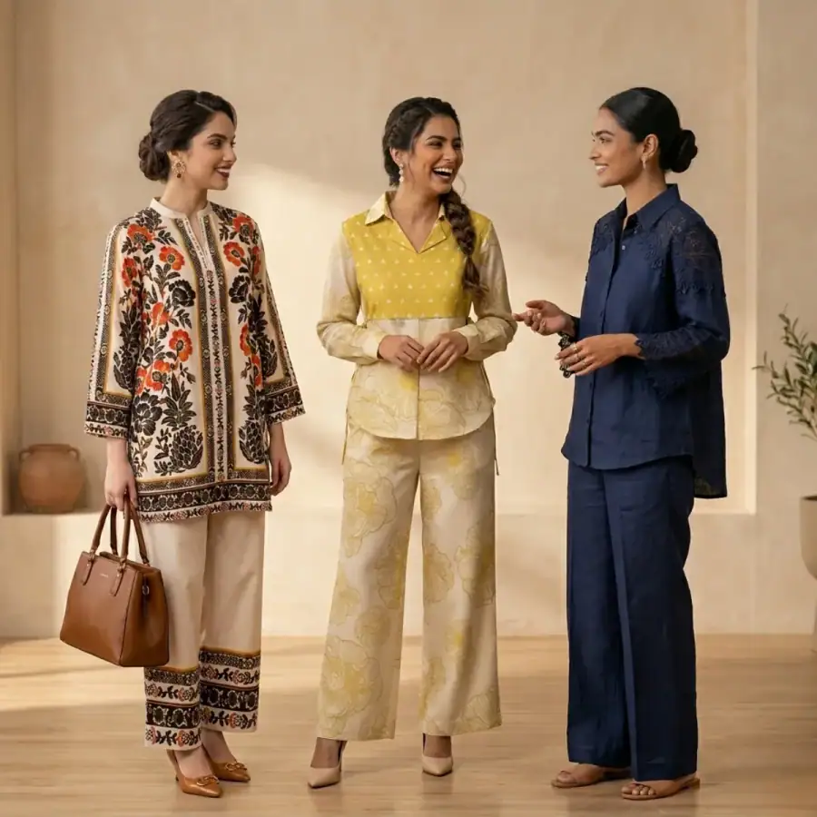 3 Women Co-Ord Sets | Relax Fit | (R-4) in As shown in photos