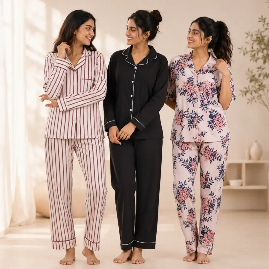 3 Women's Night Suit Collection ( C4 ) in As shown in photos