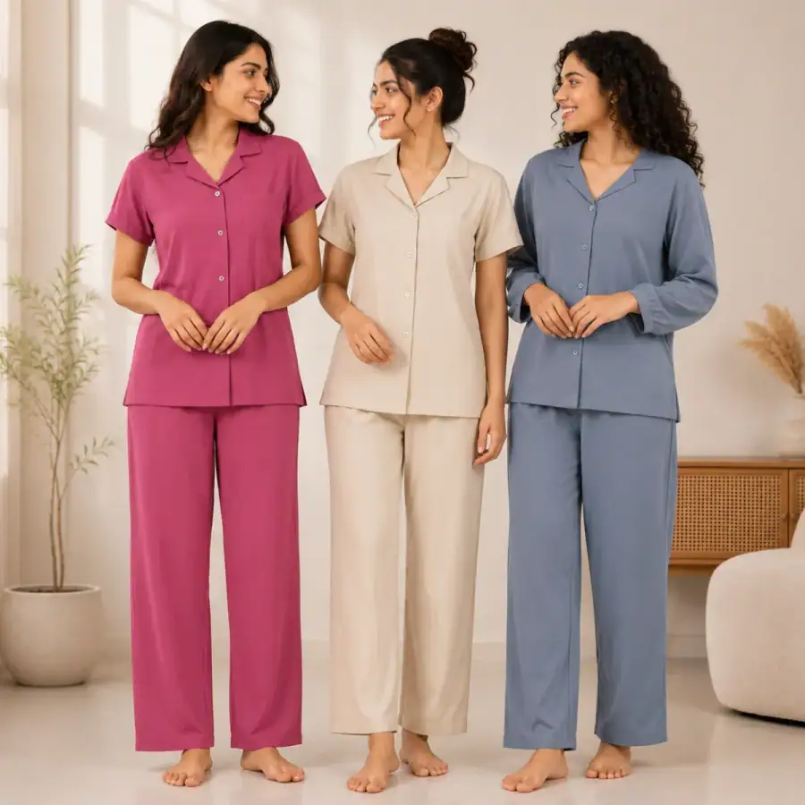 3 Women's Night Suit Collection ( C8 ) in As shown in photos